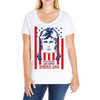 beers ago Ladies Curvy T-Shirt