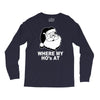 santa claus where my house at Long Sleeve Shirts