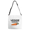 Veggie Powered Adjustable Strap Totes