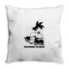Goku Training T-Shirt Throw Pillow