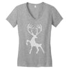 christmas deer Women's V-Neck T-Shirt