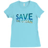 SaveThe Ocean Ladies Fitted T-Shirt