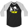 pew yoda wars funny 3/4 Sleeve Shirt