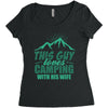 Camper Couple Man Women's Triblend Scoop T-shirt
