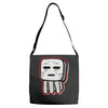 minecraft ghast drawing Adjustable Strap Totes