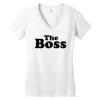 The Boss Women's V-Neck T-Shirt