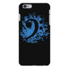 bass clef in blue iPhone 6 Plus/6s Plus Case