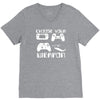 choose your weapon gamer finny retro V-Neck Tee