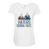haters gonna hate Maternity Scoop Neck T-shirt