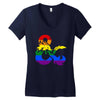 dungeons and dragons lgbtq Women's V-Neck T-Shirt
