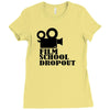film school dropout Ladies Fitted T-Shirt