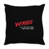 verbs Throw Pillow