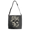 skull snake Adjustable Strap Totes