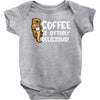 otter coffee Baby Onesie