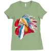 chief many feathers Ladies Fitted T-Shirt