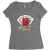 lucky devil gambling cards Women's Triblend Scoop T-shirt