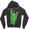 zombie metal Zipper Hoodie