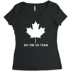 on the eh team Women's Triblend Scoop T-shirt