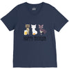 happy meowr V-Neck Tee