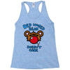 red nosed bear Racerback Tank
