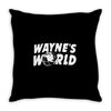 wayne's world Throw Pillow