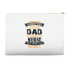 Super Cool Dad Of A Freaking Awesome Nurse Accessory Pouches