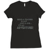 teacher adventure Ladies Fitted T-Shirt