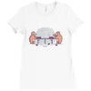bear pong! Ladies Fitted T-Shirt