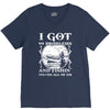 99 problems   fishin' solves all of em V-Neck Tee