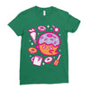 donut ghost baking Ladies Fitted T-Shirt