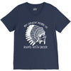 my indian name is runs with beer V-Neck Tee