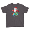 santa with piles of christmas Youth Tee