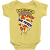 in pizza we crust Baby Bodysuit