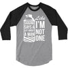 shaving says a lot about a man like 3/4 Sleeve Shirt