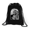 death before decaf Drawstring Bags