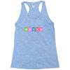 periodic table chemistry fun Racerback Tank