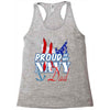 navy dad Racerback Tank