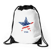 usa star Drawstring Bags