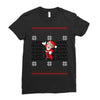ugly super mario christmas Ladies Fitted T-Shirt