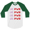 Grl Pwr 3/4 Sleeve Shirt