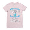 go fishing Ladies Fitted T-Shirt
