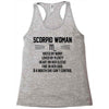 Scorpio Woman Racerback Tank
