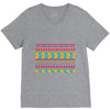 pattern overload V-Neck Tee