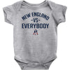 New England VS Everybody Baby Onesie