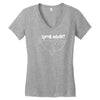 speak whale Women's V-Neck T-Shirt