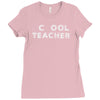 school cool teacher Ladies Fitted T-Shirt