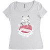 bad cat   gatos locos Women's Triblend Scoop T-shirt