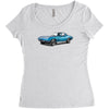 1965 corvette sting ray classic car, ideal birthday gift or pres Women's Triblend Scoop T-shirt