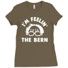 bernie sander 2016 feel the bern Ladies Fitted T-Shirt