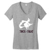 witch halloween fancy Women's V-Neck T-Shirt